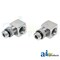 A & I Products 90 Degree Female ORB X Male ORB Adapter 3.75 x4 x2 A-43B45 - alternate 1